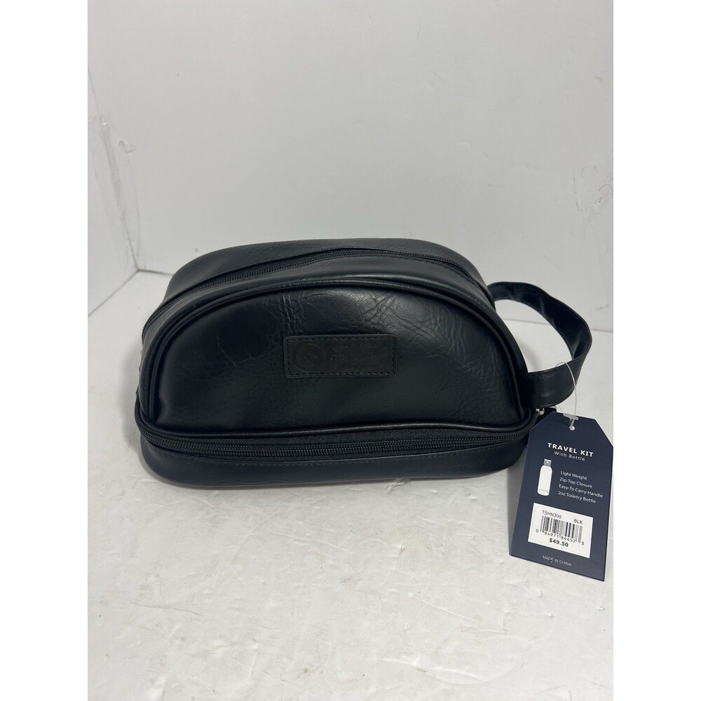 Original Penguin Munsingwear Black Toiletry Travel Dopp Kit Bag NWT $49.50